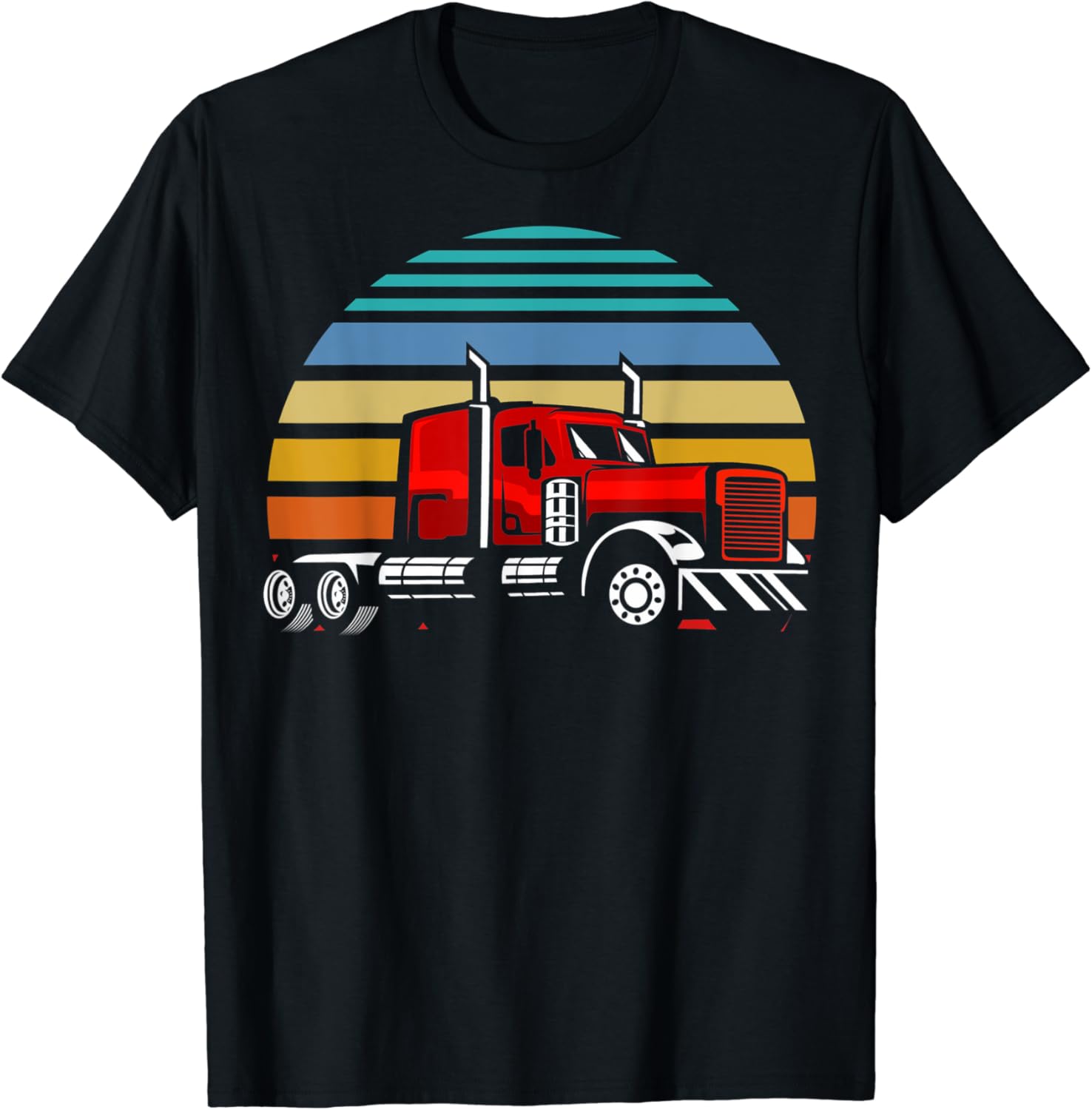 Retro Truck Drivers Semi Truck Drivers Semi Drivers TShirt